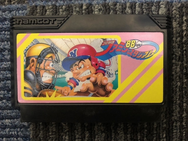 中古 任天堂 ファミコン　カセット　ソフト　ファミリースタジアム　プロ野球　88年度版　ナムコ