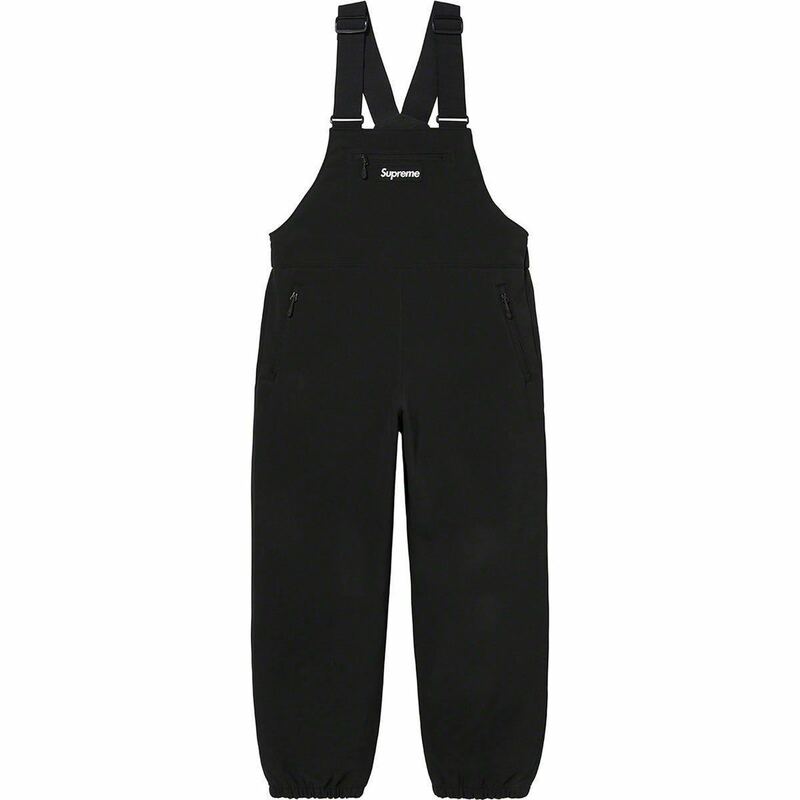 【新品未使用】 21AW 22 新作 新品 SUPREME シュプリーム WINDSTOPPER OVERALLS オーバーオール パンツ BLACK ブラック 黒 Mサイズ