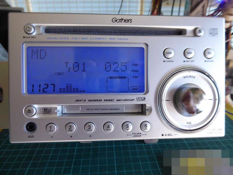 ★■ ホンダ 純正 Gathers KENWOOD ケンウッド オーディオ MD CD WX-484M 08A00-4K0-250 Y39-5510-00 211201201