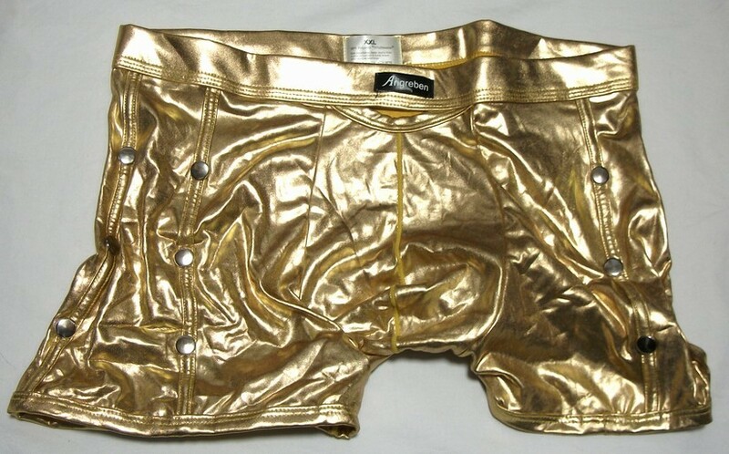 男性用 ボクサーパンツ ボクサーブリーフ XXLサイズ メンズ ゴールド 金色 セクシー 新品
