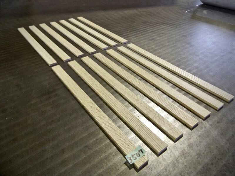タモ（260×16×4）mm 14枚　乾燥済み 無垢一枚板 送料無料 [3507] たも 木材 板 キヤンプ 道具 玉杢 縮杢 板目 柾目 板