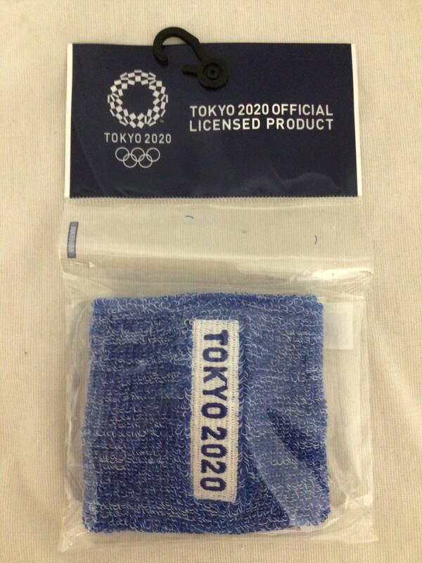 東京 2020 オリンピック エンブレム リストバンド 青 ブルー 送120