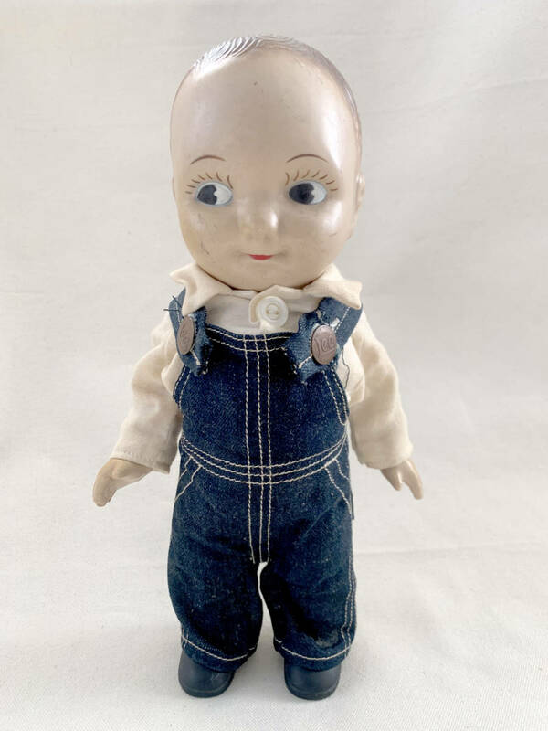 アンティーク　珍品　BUDDY　LEE　バディーリー　ドール　人形　1920s～1940s　デニムジーンズ　オーバーオール　ヴィンテージ