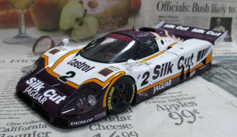 ★激レア絶版*EXOTO*1/18*1988 Jaguar XJR-9 LM #2 Silk Cut 1988 Le Mans 24h