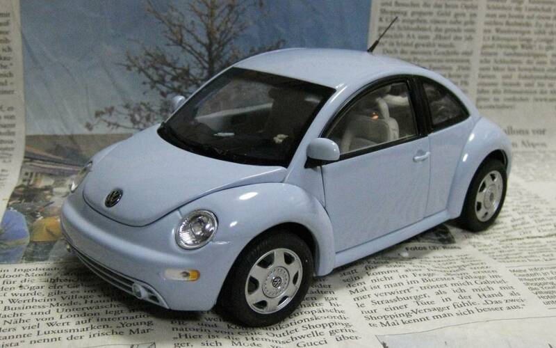 ★激レア絶版★フランクリンミント*1/24*2000 Volkswagen Beetle ヴェイパーブルー