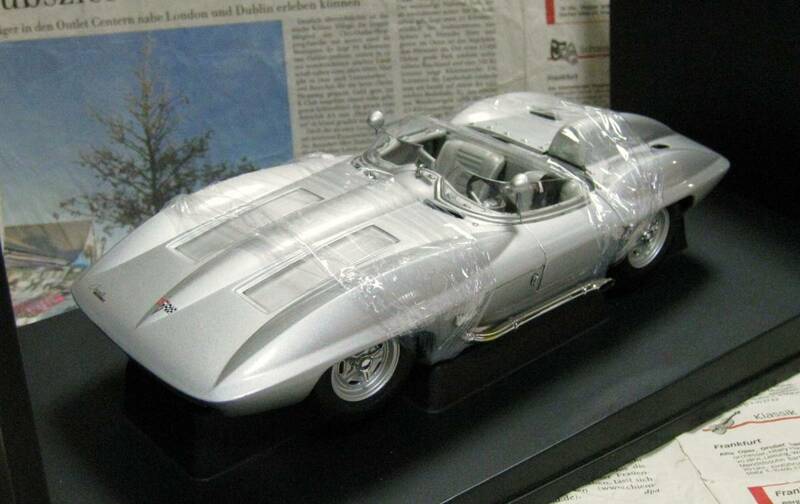 *激レア絶版*AUTOart*1/18*1959 Chevrolet Corvette Stingray Racer シルバー≠EXOTO