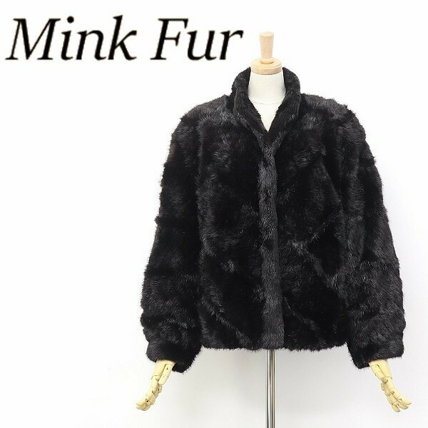 ◆ELEGANCE L FUR/エレガンス エル ファー 編み ミンクファー 毛皮 ショート コート