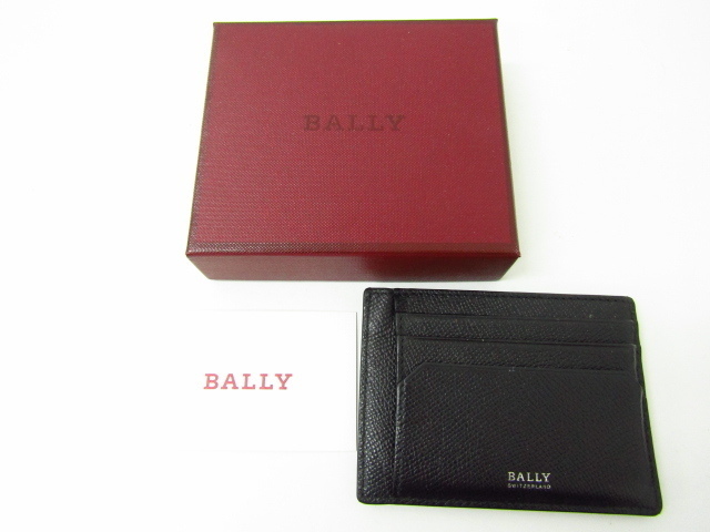 BALLY バリー カードケース 名刺入れ ブラック♪AC21803