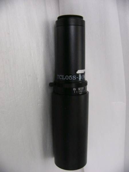 ★美品 OPTART TCL05S-3 両側テレセン ストレート Cマウントレンズ 0.5倍 40万画素