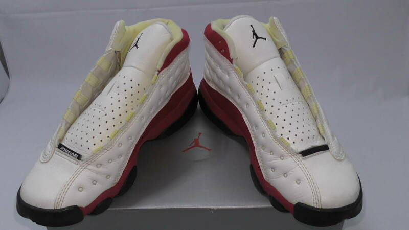 ☆★ NIKE AIR JORDAN XⅢ オリジナル 1997年製 当時物 WHITE/RED ナイキ エア ジョーダン 13 白/赤 US5Y JP23.5CM ☆★