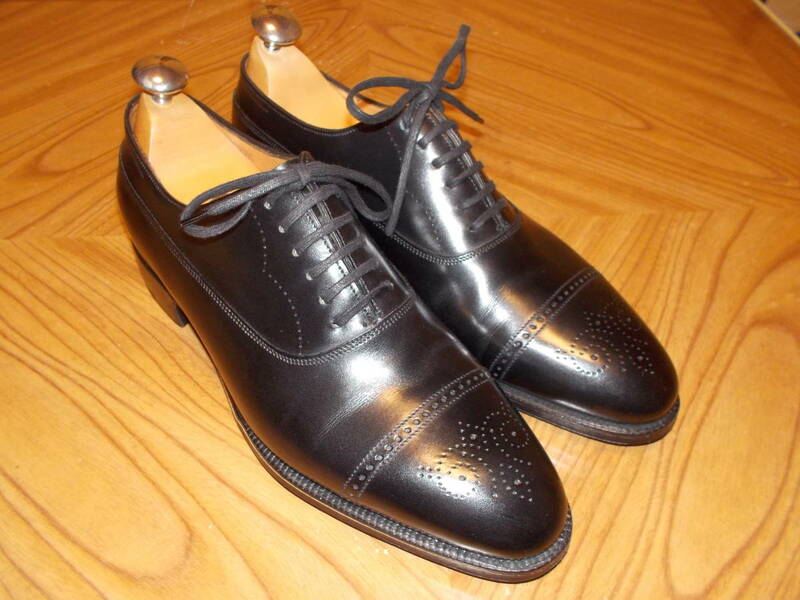 (未使用品) LAZENBY ラゼンビィ 黒 ラスト7000 5E 国内正規品 JOHN　LOBB ジョンロブ