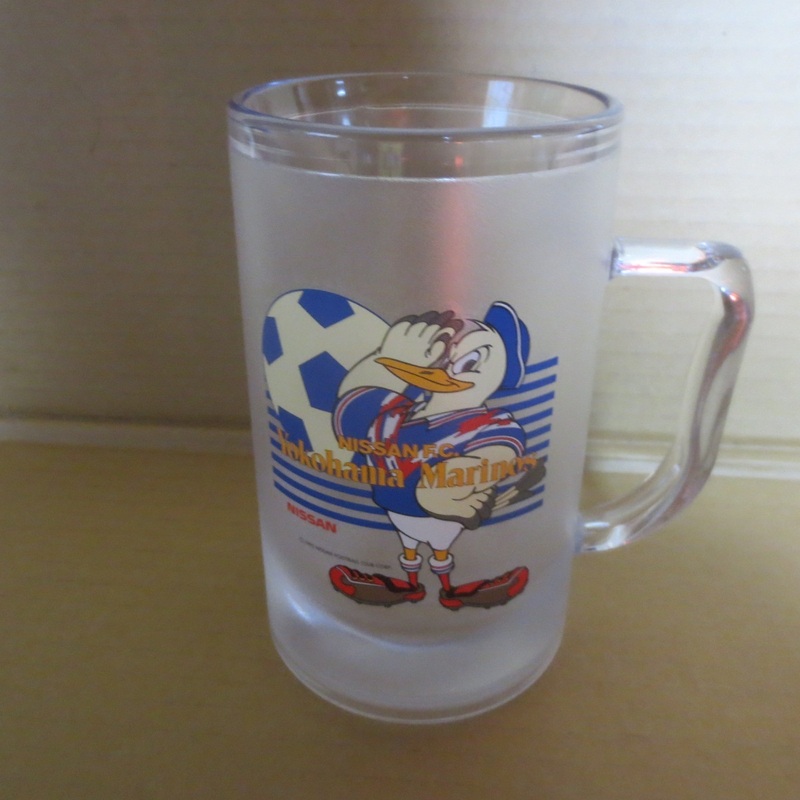 1992年　横浜マリノス　ビールジョッキ　日産　プラスチック製 