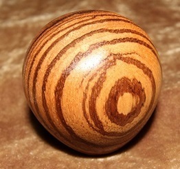 木製シフトノブ(材質：ゼブラウッド）10ｘ1.5mm（EG-49.8D58.8L)