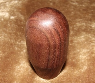 木製シフトノブ(材質：ウォールナット）10ｘ1.5mm（AC-37.2D74.2L)