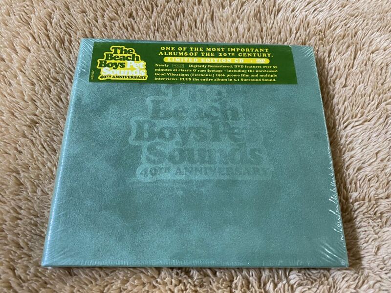 新品未開封　激レア　40周年限定盤CD +DVD THE BEACH BOYS PET SOUNDS ビーチ・ボーイズ ペット・サウンズ モノ　輸入盤　名盤　送料無料
