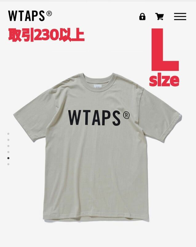 WTAPS 21FW WTAPS WTVUA SS TEE SAND BEIGE Lサイズ ダブルタップス 半袖Tシャツ サンド ベージュ LARGE
