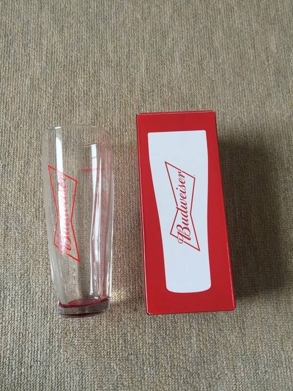 非売品 バドワイザー プレミアリーグ グラス ガラス製　Budweiser Beer GLASS ビールグラス