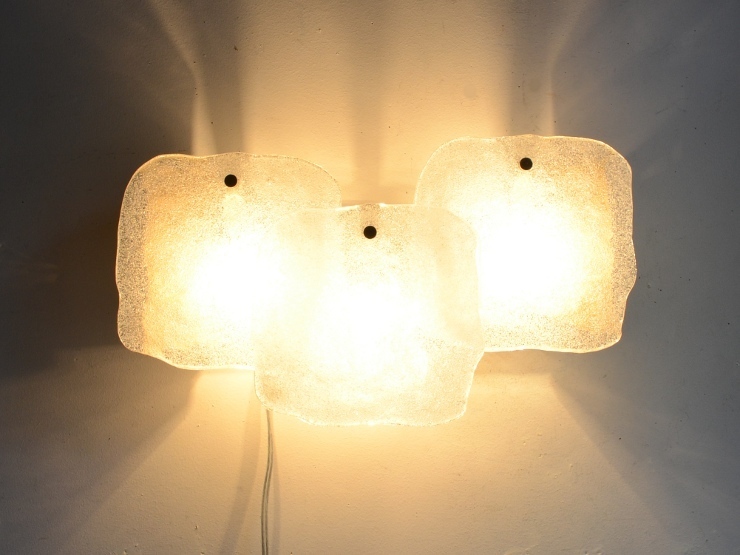 アンティーク照明 ヴィンテージ バブルガラス ウォールランプ（Kalmar Franken）ブラケットライト