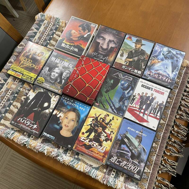 【美品】全14映画作品★DVDセット★スパイダーマン1・2★パパラッチ★エイリアンVSプレデター★オーシャンズ12★フライトプラン他