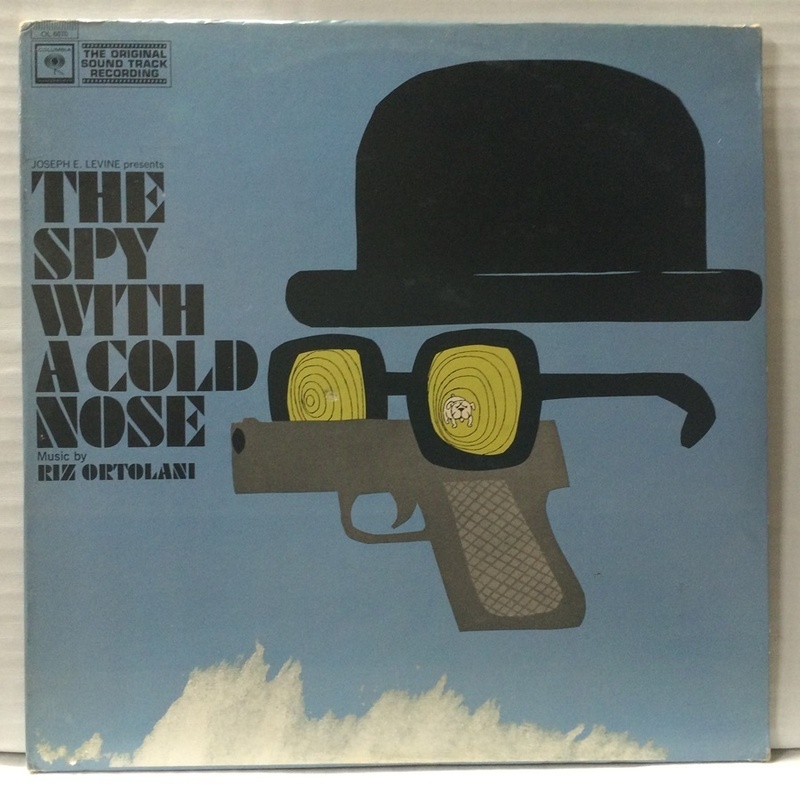 洗浄済 LP US盤 The Spy With A Cold Nose ブルドッグ作戦 リズ・オルトラーニ
