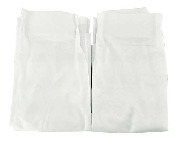 レースカーテン 遮熱 見えにくいミラー UVカット 2枚 幅100x228cm ホワイト