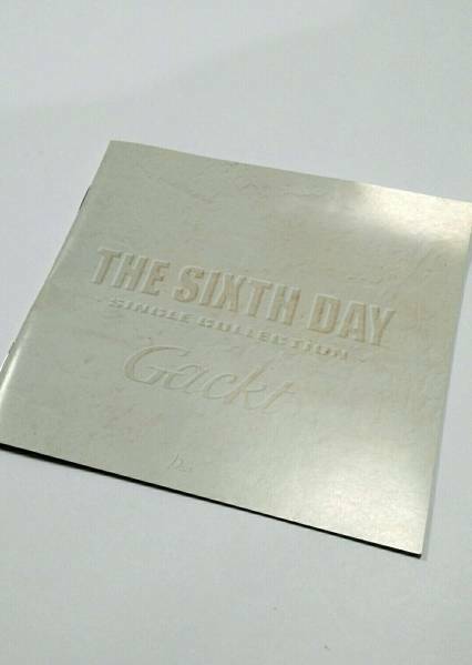 GACKT/THE SIXTH DAY SINGLE COLLECTION ブックレット