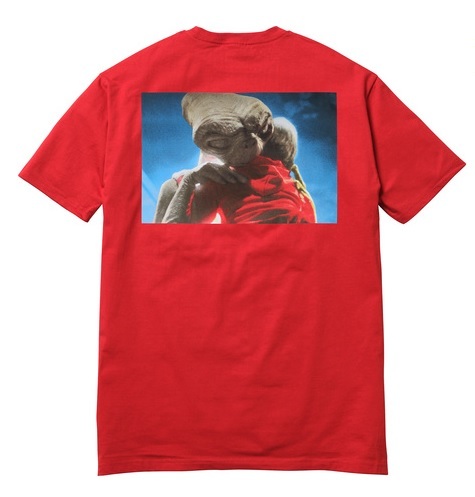 Supreme E.T. Tee RED 15aw Tシャツbox north face 赤 crybaby