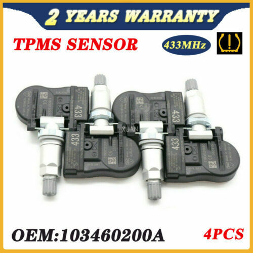 TESLA MODEL S MODEL X MODEL 3 4個セット タイヤ空気圧センサー OEM TPMS 433MHZ XS035