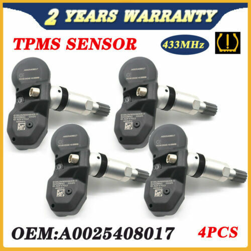 MERCEDES BENZ A0025408017 433MHZ TPMS タイヤ空気圧センサー 4個セット XS064