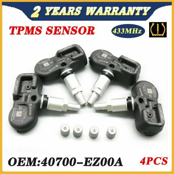 NISSAN TITAN XD 16-21 433MHZ 40700-EZ00A 4X OEM TPMS タイヤ空気圧センサー XS257