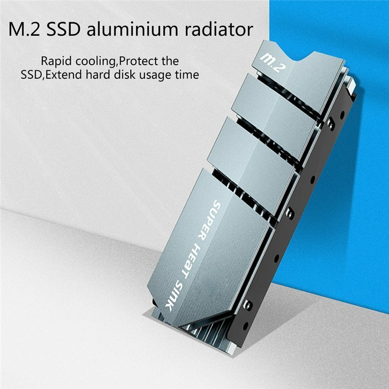 【送料無料】 M.2 2280 SSD NVMe NGFF アルミニウム ヒートシンク サーマルガスケット