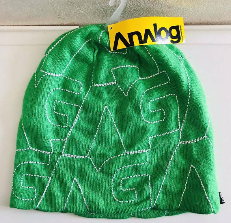 ANALOG CLOTHING CATAWAMPUS 2 BEANIE WICKED GREEN 1SZ FIT アナログ クロッシング AGステッチ ビーニー 1サイズ フィット新品未使用