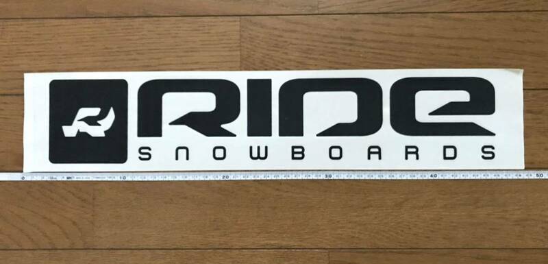 RIDE SNOWBOARDS Trademark Long Die cutステッカー47.5cm ライド スノーボード ロング 切り抜きステッカー スノーボード