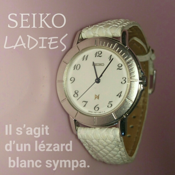 【美品中古】　SEIKO　セイコー　レディース　腕時計　稼働品　W047