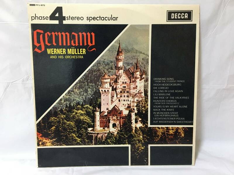 ☆O063☆LP レコード Germany WELNER MULLER ウェルナー・ミューラー UK盤 PFS-4073