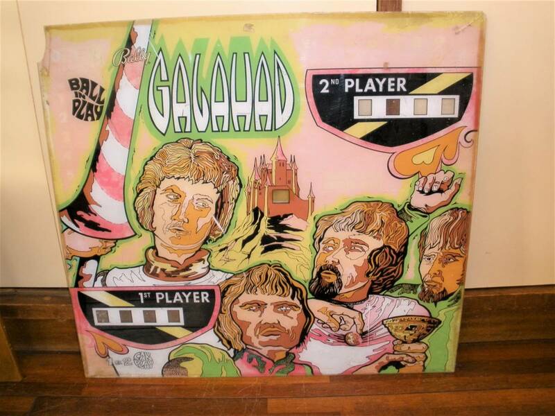 1970年　ピンボールマシン　スコアーボード　bally galahad　アメリカビンテージ　自部　所　世田谷ベース