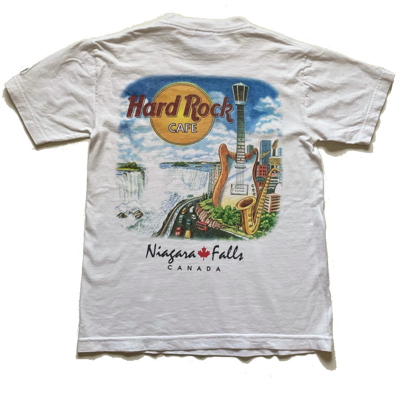 お洒落/　ハードロックカフェ Hard Rock CAFE/　半袖 Tシャツ/　ホワイト 白/　S/　　クリックポスト全国185円