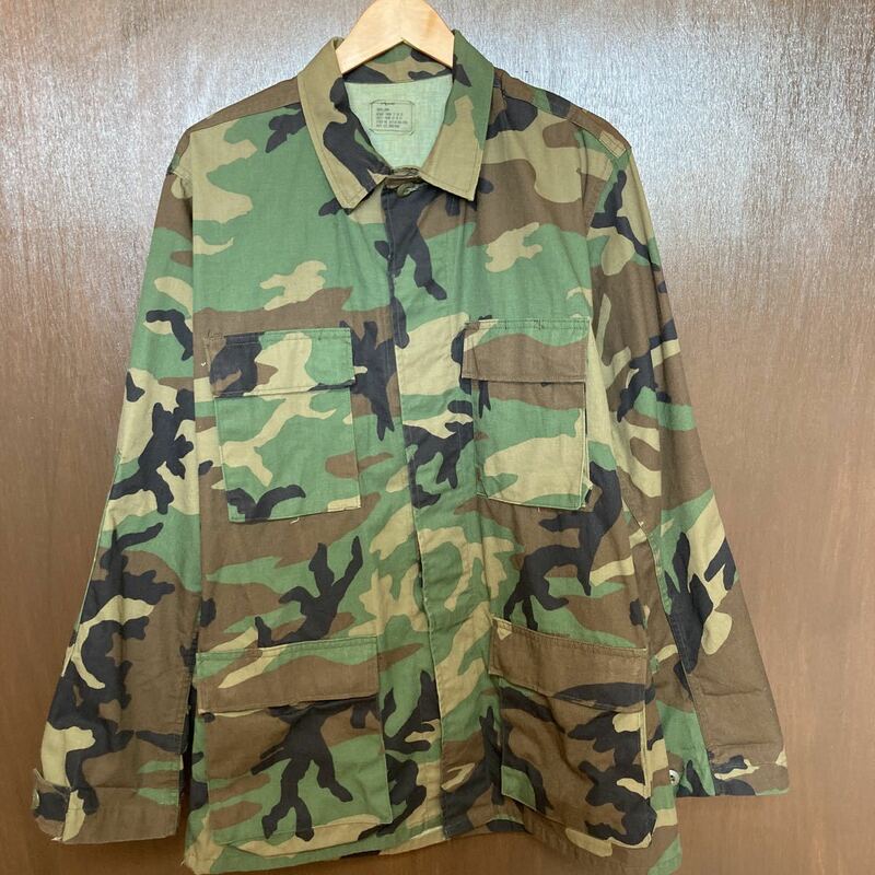 美品 80s US.ARMY BDU JACKET カモフラ SL ビンテージ ジャケット 迷彩 デッドストック