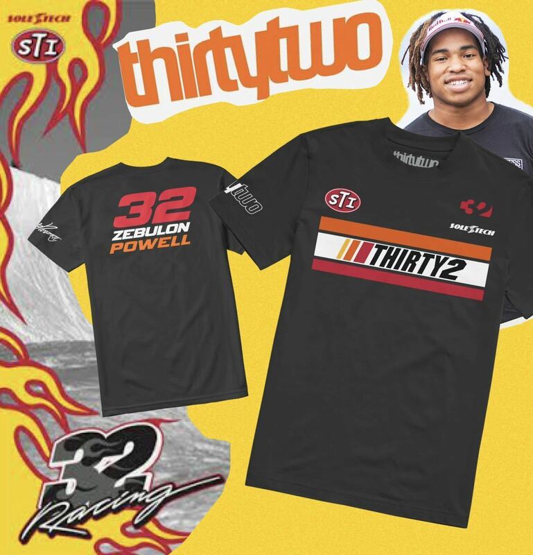 30%オフ　未使用　thirtytwo サーティツー　32 ゼブ・パウエル 21-22モデル　TEE Tシャツ　メンズM スノーボード