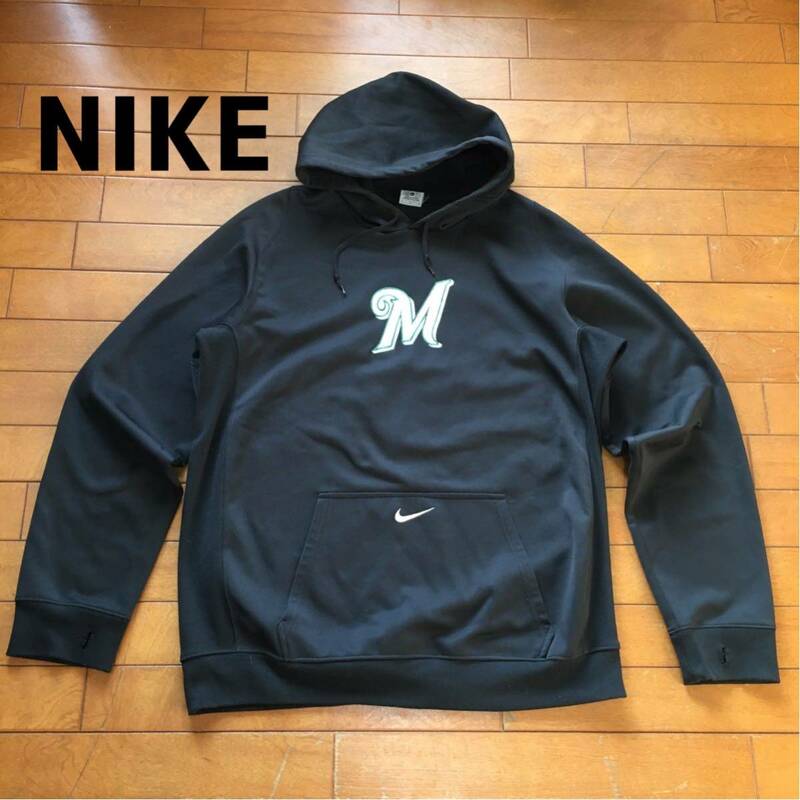 ★【 NIKE 】★ ジャージ素材 プルオーバーパーカー★サイズL★O246