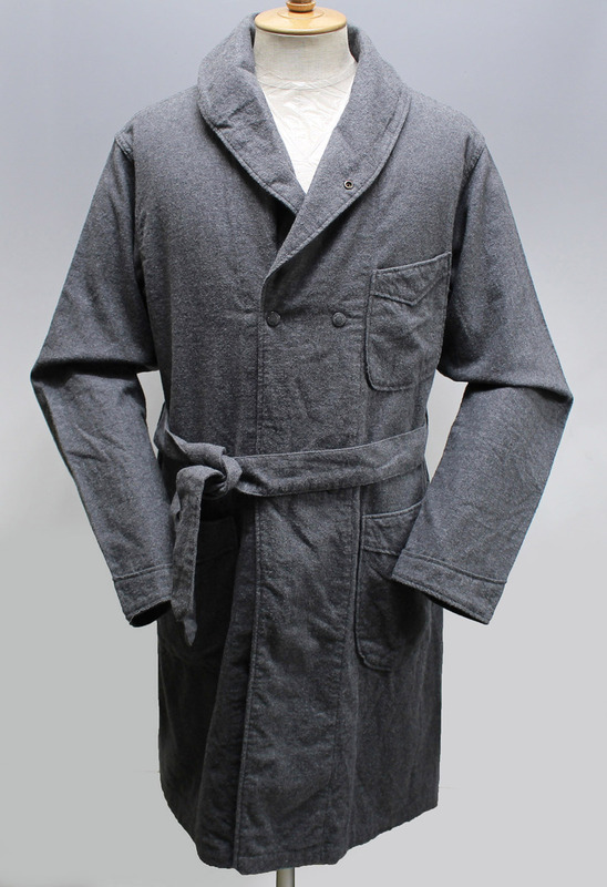 Engineered Garments エンジニアドガーメント Robe - Cotton Flannel / コットンフランネルローブ 未使用品 チャコール size L / コート