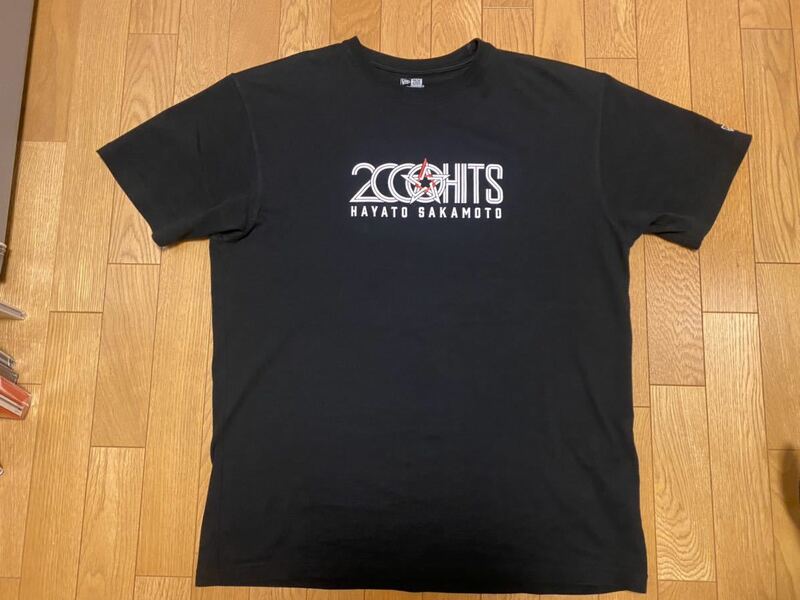 巨人 ジャイアンツ 坂本勇人 シグネイチャー ニューエラ NEW ERA 2000本安打達成記念 Tシャツ XXL
