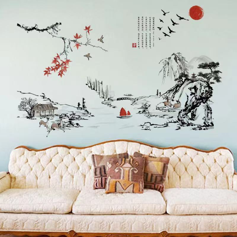 (NO.295）DIY剥がせる壁飾りウォールステッカー綺麗な仕上がり 中華風