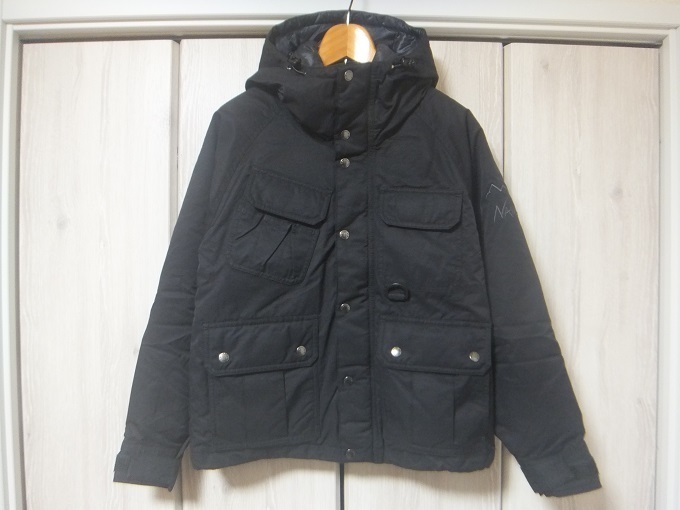 日本製 MANASTASH × NANGA CLASSIC DOWN JACKET 黒 XS☆マナスタッシュ ナンガ クラシック ダウンジャケット 