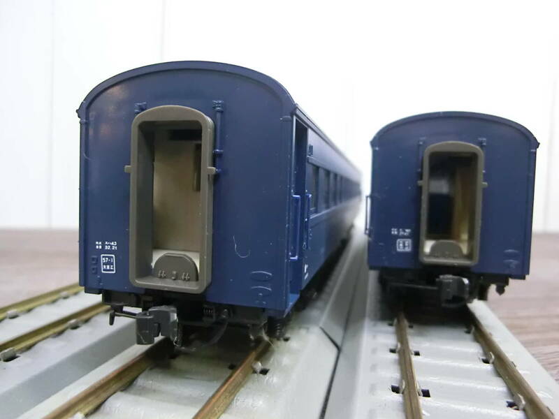 USED 鉄道模型 KATO 関水金属 HOゲージ (HO) スハ43　ブルー 1-505 2両セット　A12012