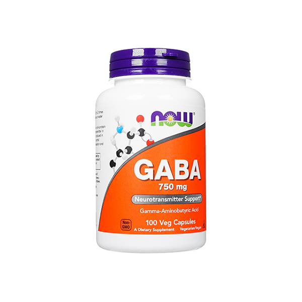 GABA ギャバサプリ 750mg/100錠入り Now Food　ナウフーズ　アメリカ製サプリメント リラックス 送料無料 海外直送品