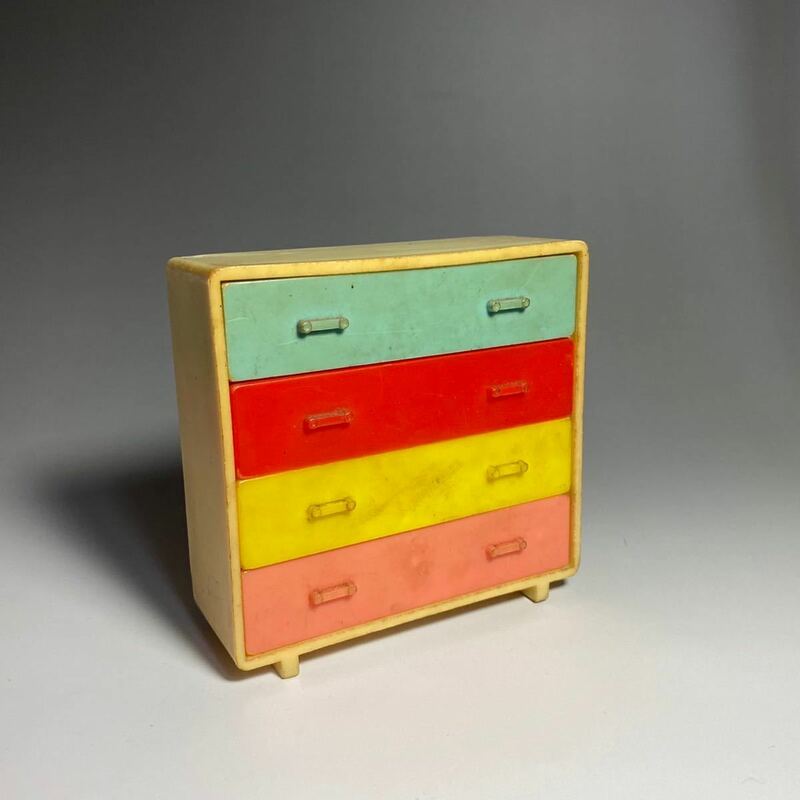 昭和レトロ レトロポップ おもちゃ ジオラマ ミニチュア 引出し 家具 70年代 80年代