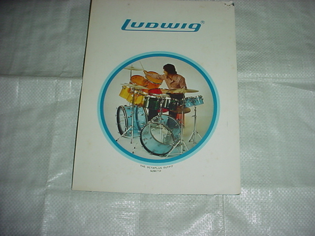 1974年　LUDWIG　ドラムのカタログ