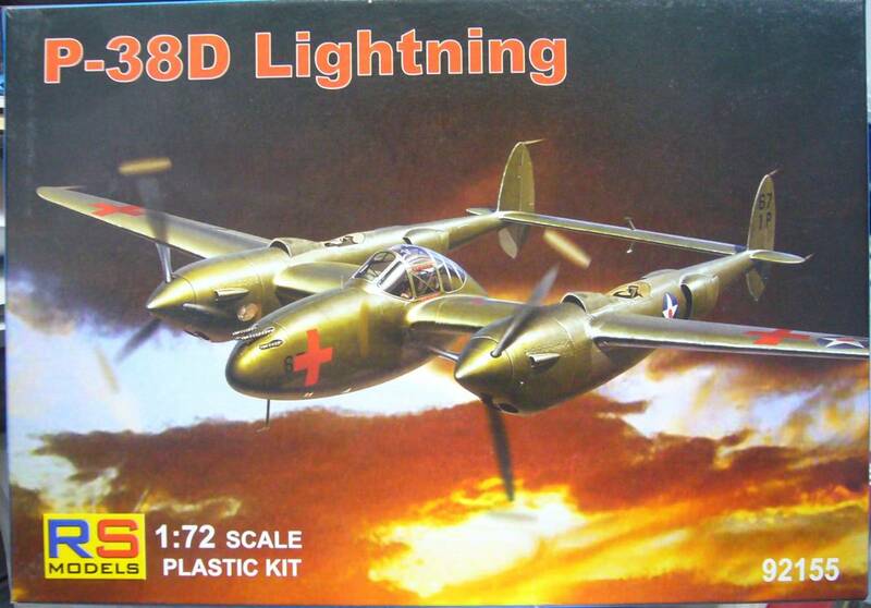 RSモデル　1/72　ロッキード　P-38D　ライトニング　 新品