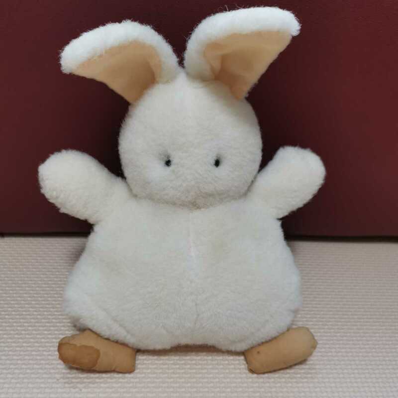 レトロ　うさぎ　ぬいぐるみ　タグなし　中古